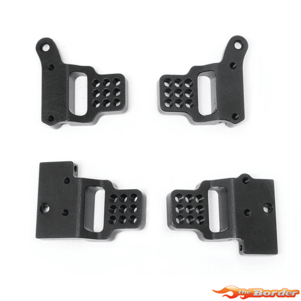 BRP Alum. Shock Mounts Black for TRX-4M 1/18 M034BK
