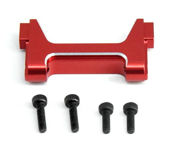 BRP Alum. Front Bumper Mounts Red for TRX-4M 1/18 M038R