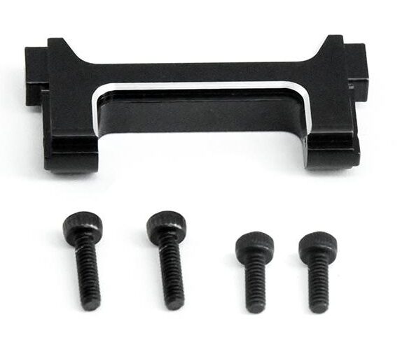 BRP Alu Rear Bumper Mount Black for TRX-4M 1/18 M039BK