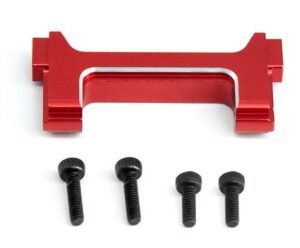BRP Alu Rear Bumper Mount Red for TRX-4M 1/18 M039R