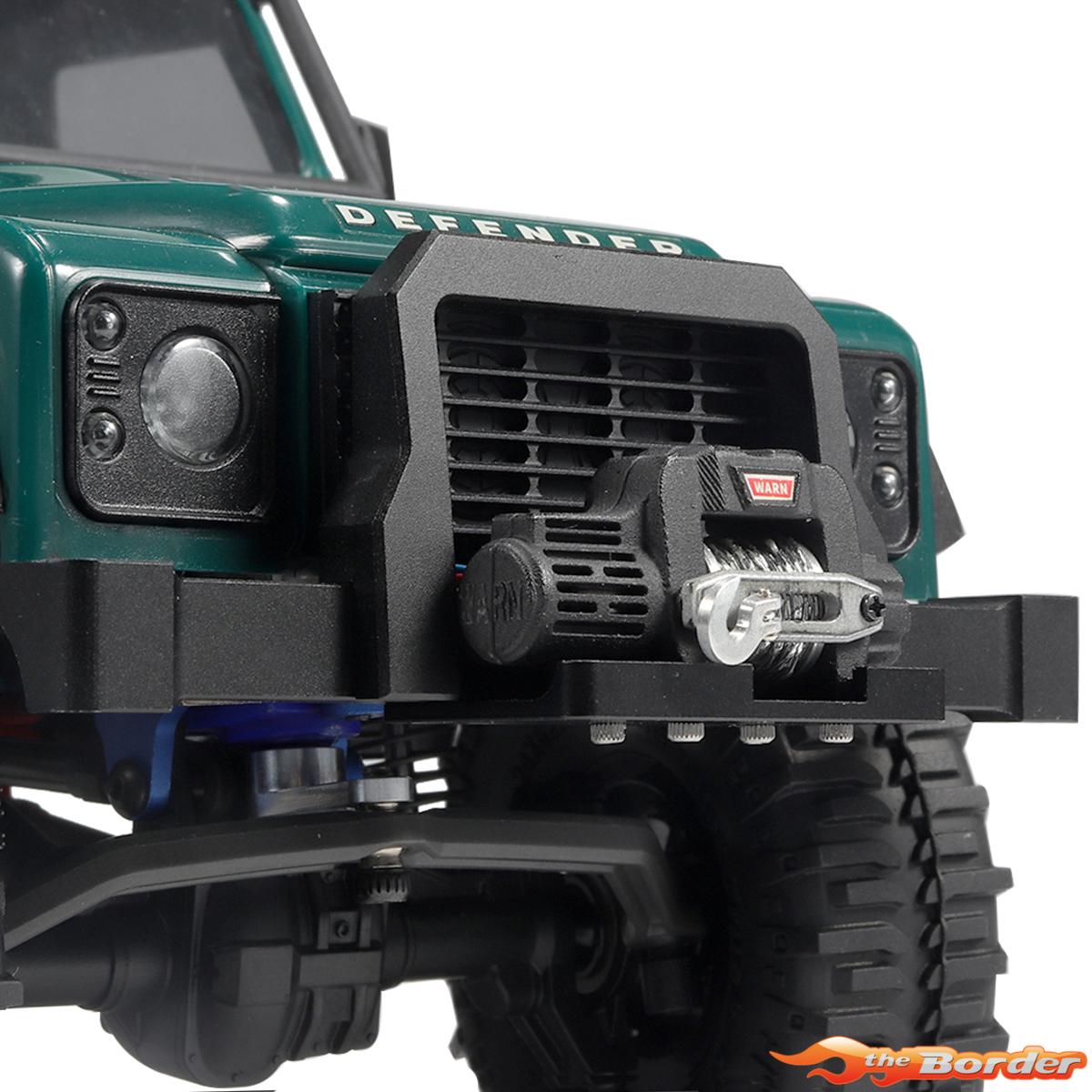 BRP Alu. CNC Classic Front Bumper 1/18 TRX-4M M077 - Afbeelding 7