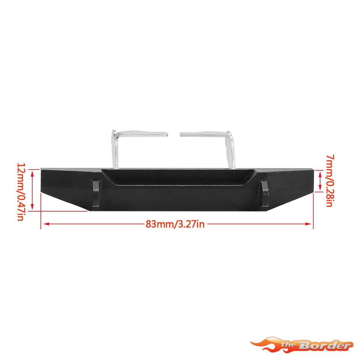 BRP Alu. CNC Classic Rear Bumper 1/18 TRX-4M M078 - Afbeelding 4