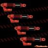 BRP Alum. Shock 50mm Adjustable Red for TRX-4M 1/18 M080RED - Afbeelding 2