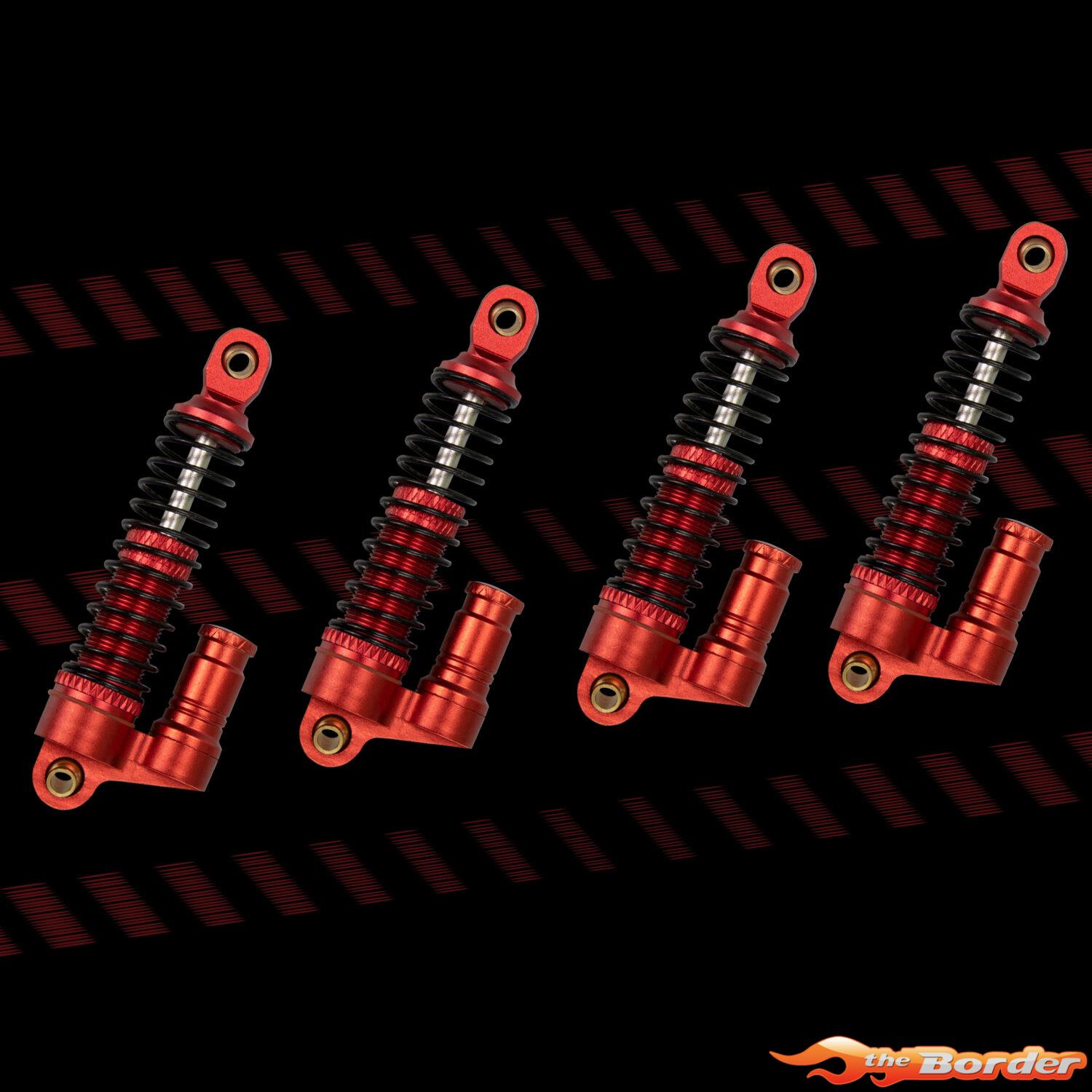 BRP Alum. Shock 50mm Adjustable Red for TRX-4M 1/18 M080RED - Afbeelding 3