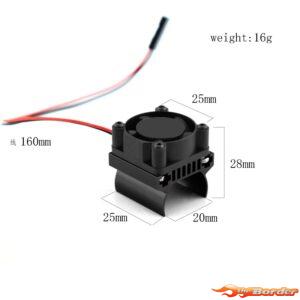 BRP Alum. Motor Cooling Fan with Heatsink for TRX-4M M090