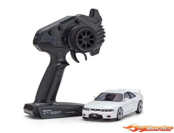 Kyosho Mini-Z AWD Nissan Skyline GT-R V-Spec R33 White (LED+Gyro) (MA020-KT531P) 32638WG