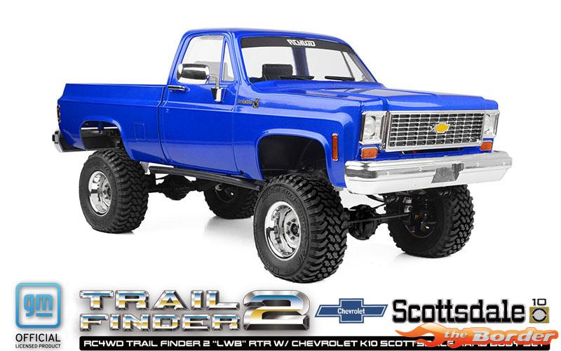 RC4WD Trail Finder 2 LWB RTR w/Chevrolet K10 Scottsdale Hard Bodyset RC4ZRTR0062