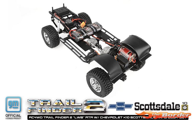 RC4WD Trail Finder 2 LWB RTR w/Chevrolet K10 Scottsdale Hard Bodyset RC4ZRTR0062 - Afbeelding 5