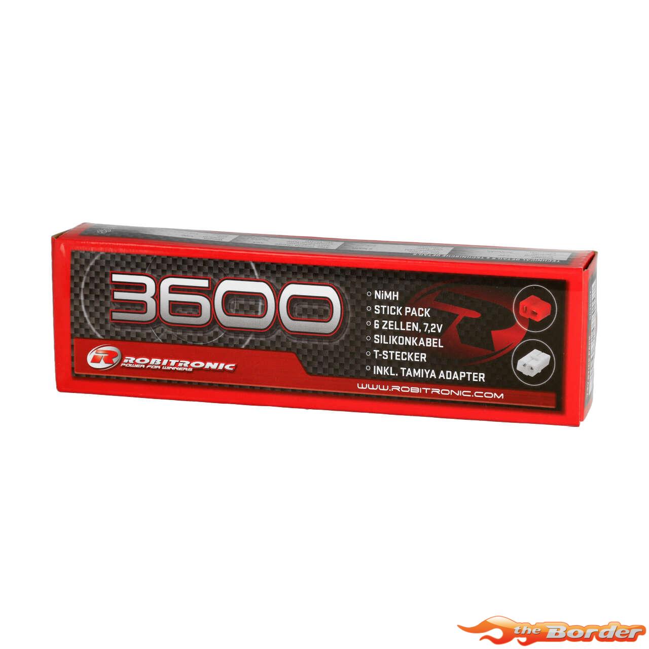 Robitronic NiMH Battery 3600mAh 7.2V Stick Pack Deans Plug - Afbeelding 5