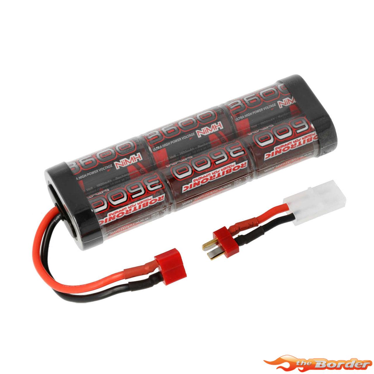Robitronic NiMH Battery 3600mAh 7.2V Stick Pack Deans Plug