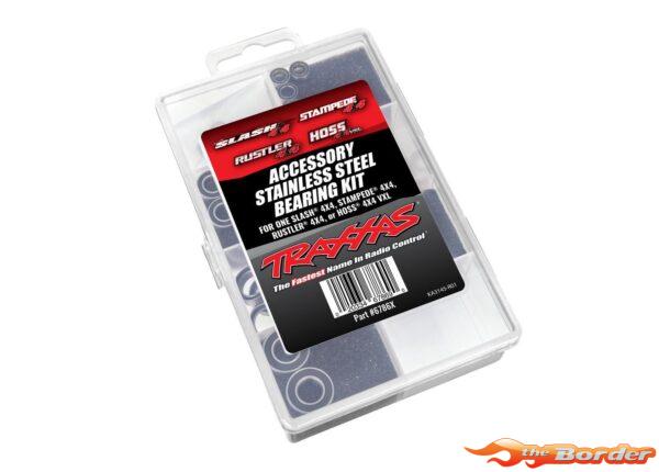 Traxxas Ball bearing kit, stainless steel, Slash 4X4/Stampede 4X4/Rustler 4X4/Hoss 4X4 VXL (complete) 6786X