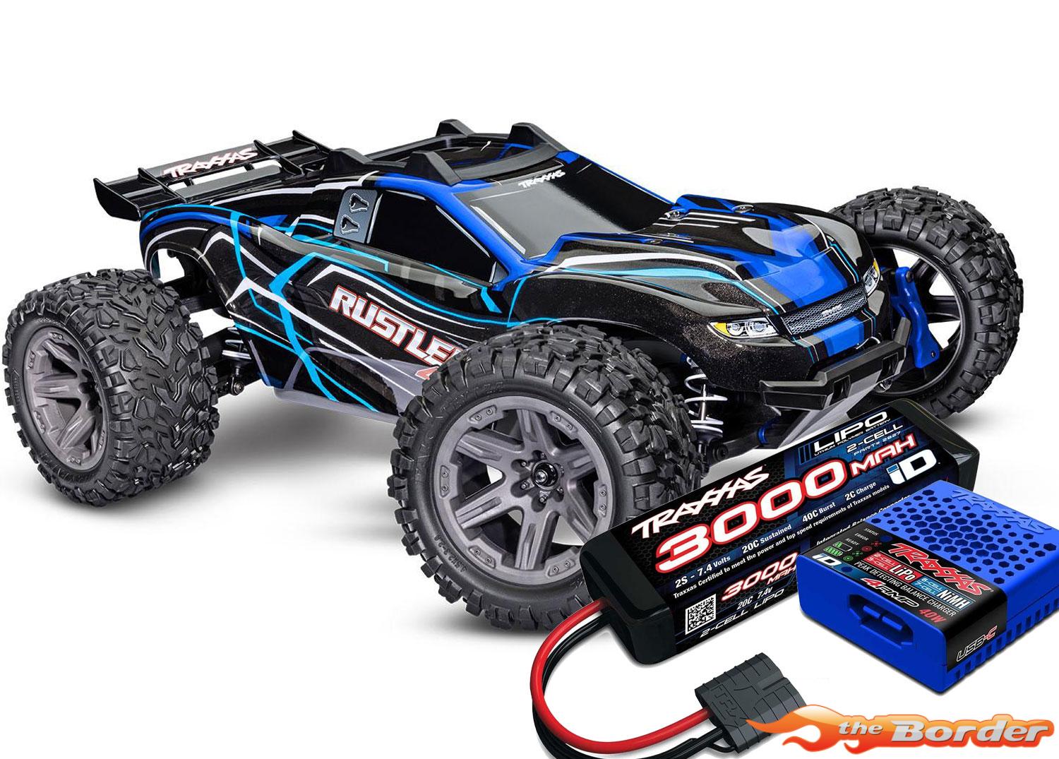 Traxxas Rustler 4x4 BL2-S Brushless 1/10 4WD Stadium Truck 67164-4