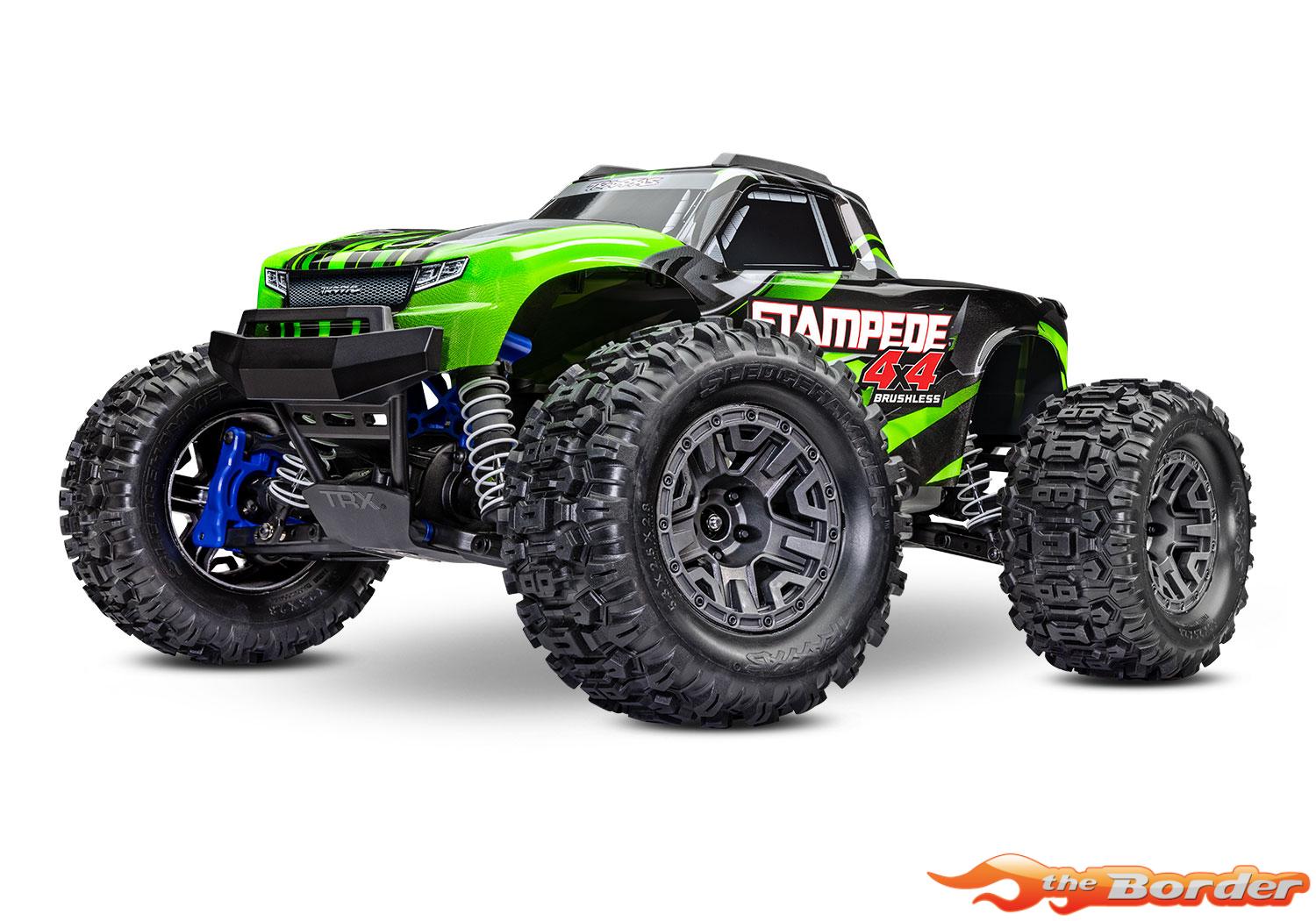 Traxxas Stampede Body Groen (Clipless Body Mounting) 6762-GRN - Afbeelding 3