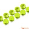 XRAY 2WD Front Wheel Aerodisk w/12mm Hex - Yellow - Hard (10) 329900-Y - Afbeelding 2