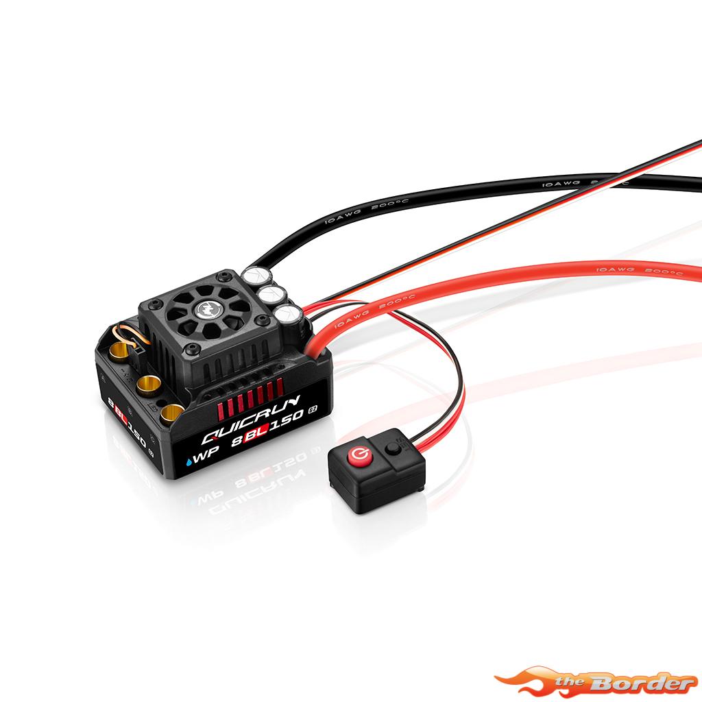 Hobbywing QUICRUN WP8BL150 G2 1/8 150A Brushless ESC HW30109003 - Afbeelding 4