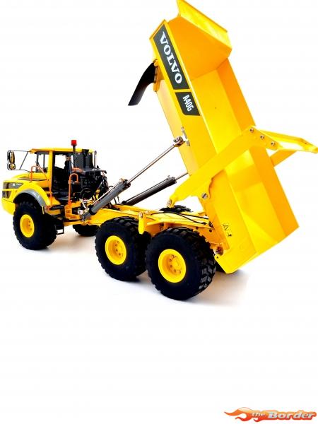 DoubleE Volvo A40G Hydraulische Full Metal Dumper 1/14 - Afbeelding 6