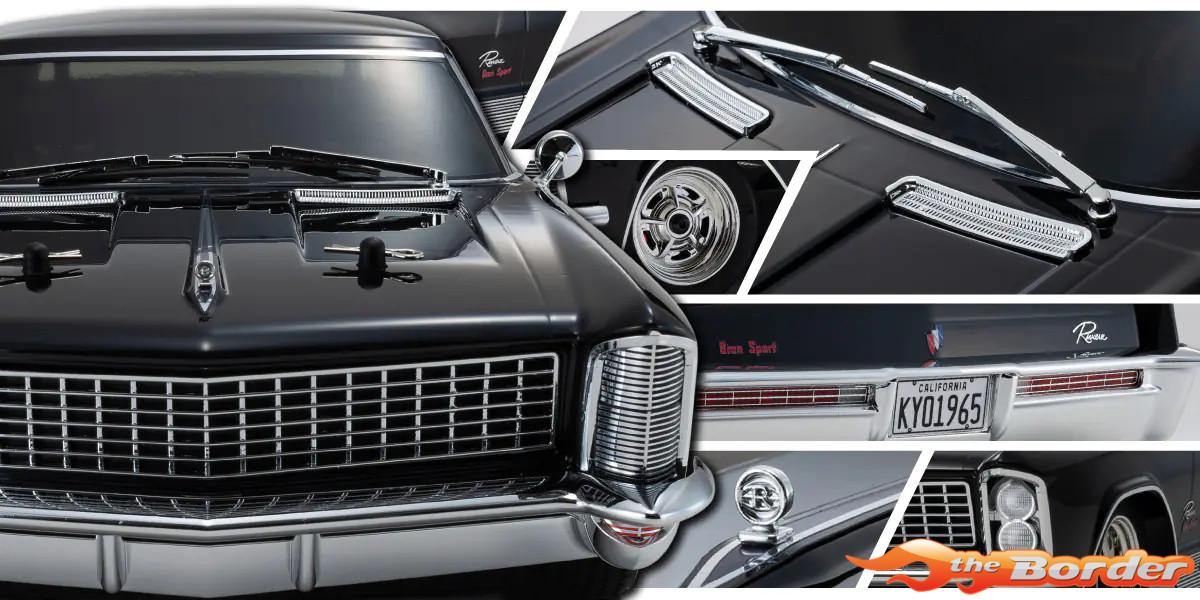 Kyosho 1/10 RTR 4WD MK2 (L) Buick Riviera 1965 Regal Black 34434T1B - Afbeelding 6