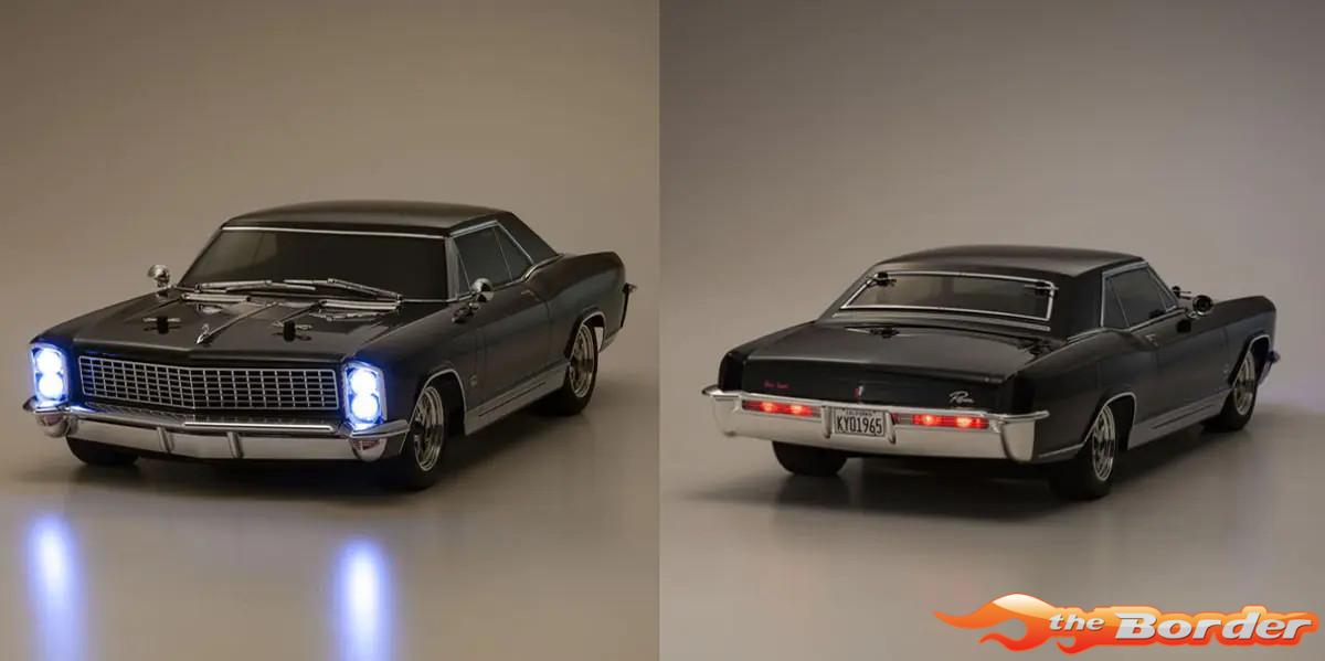 Kyosho 1/10 RTR 4WD MK2 (L) Buick Riviera 1965 Regal Black 34434T1B - Afbeelding 4