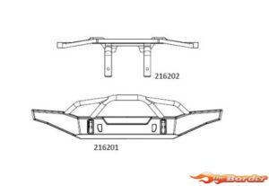 CrossRC JT4 Front Bumper Assembly 97400918