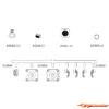 CrossRC JT4 Lamp Cup Accessories 97400922 - Afbeelding 2