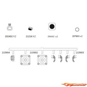 CrossRC JT4 Lamp Cup Accessories 97400922