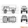 CrossRC RTR Crawling Kit JT6 EMO 1/10 Sea Blue/ White 90100092 - Afbeelding 6