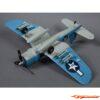 Derbee F4U Corsair Warbird PNP kit - blue 750mm - Afbeelding 5