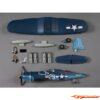 Derbee F4U Corsair Warbird PNP kit - blue 750mm - Afbeelding 3