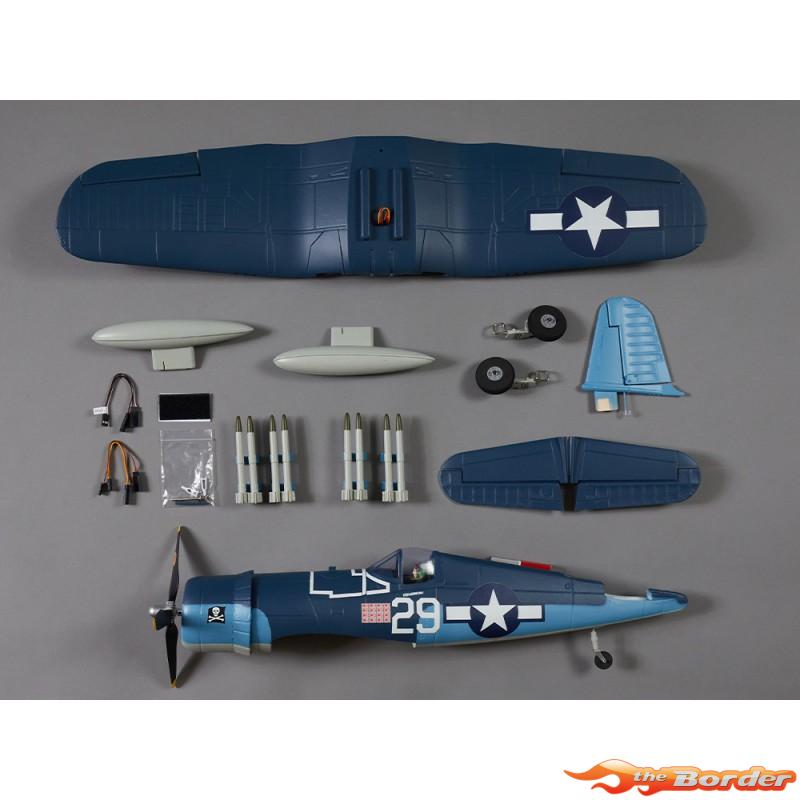 Derbee F4U Corsair Warbird PNP kit - blue 750mm - Afbeelding 3