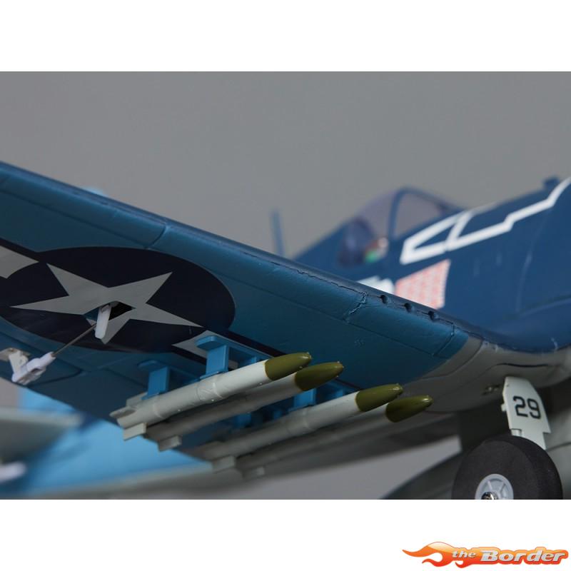 Derbee F4U Corsair Warbird PNP kit - blue 750mm - Afbeelding 8