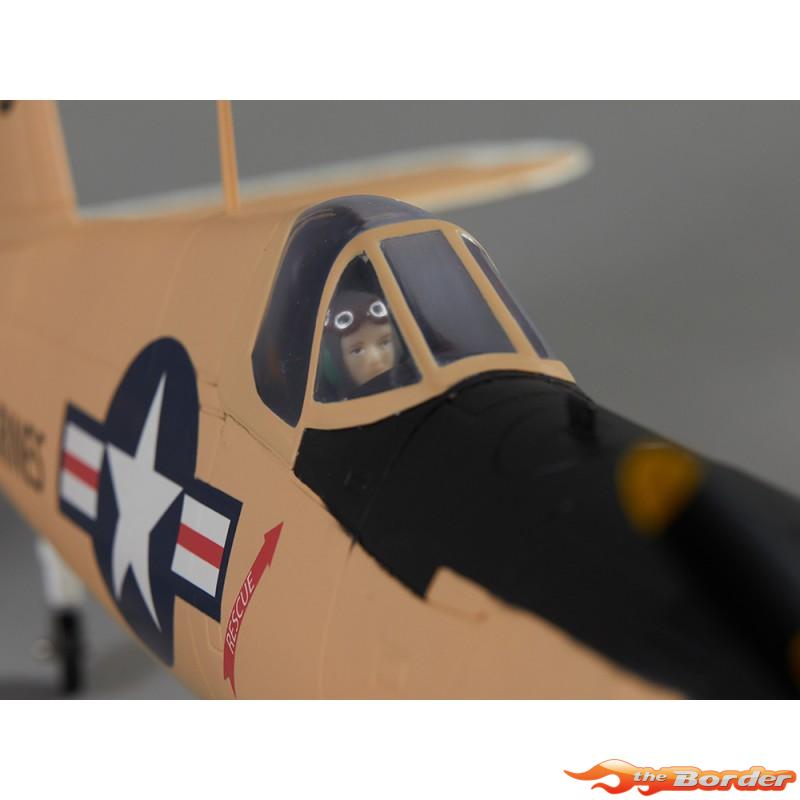 Derbee F4U Corsair Warbird PNP kit - Yellow 750mm - Afbeelding 9