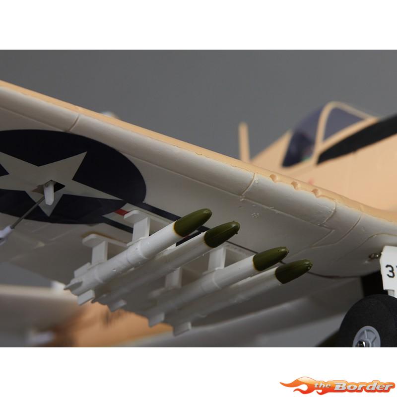 Derbee F4U Corsair Warbird PNP kit - Yellow 750mm - Afbeelding 8