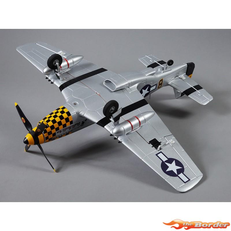 Derbee P-51D Mustang Warbird PNP kit - Yellow 750mm - Afbeelding 5