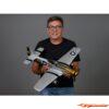 Derbee P-51D Mustang Warbird PNP kit - Yellow 750mm - Afbeelding 4