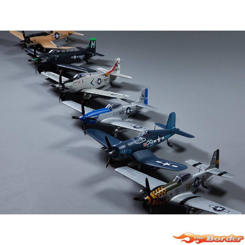 Derbee P-51D Mustang Warbird PNP kit - Yellow 750mm - Afbeelding 13