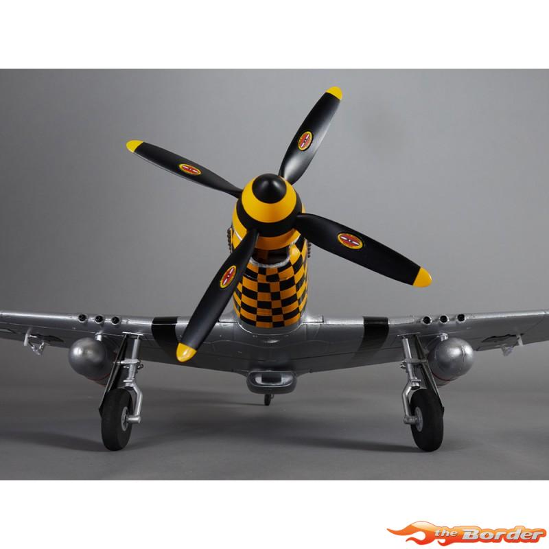 Derbee P-51D Mustang Warbird PNP kit - Yellow 750mm - Afbeelding 12