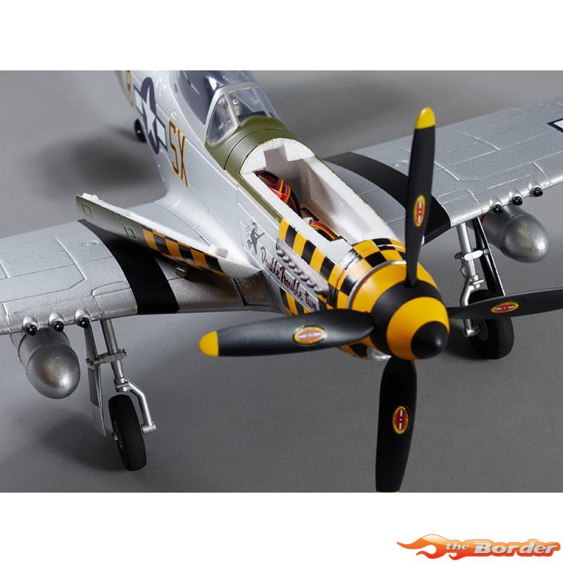 Derbee P-51D Mustang Warbird PNP kit - Yellow 750mm - Afbeelding 6