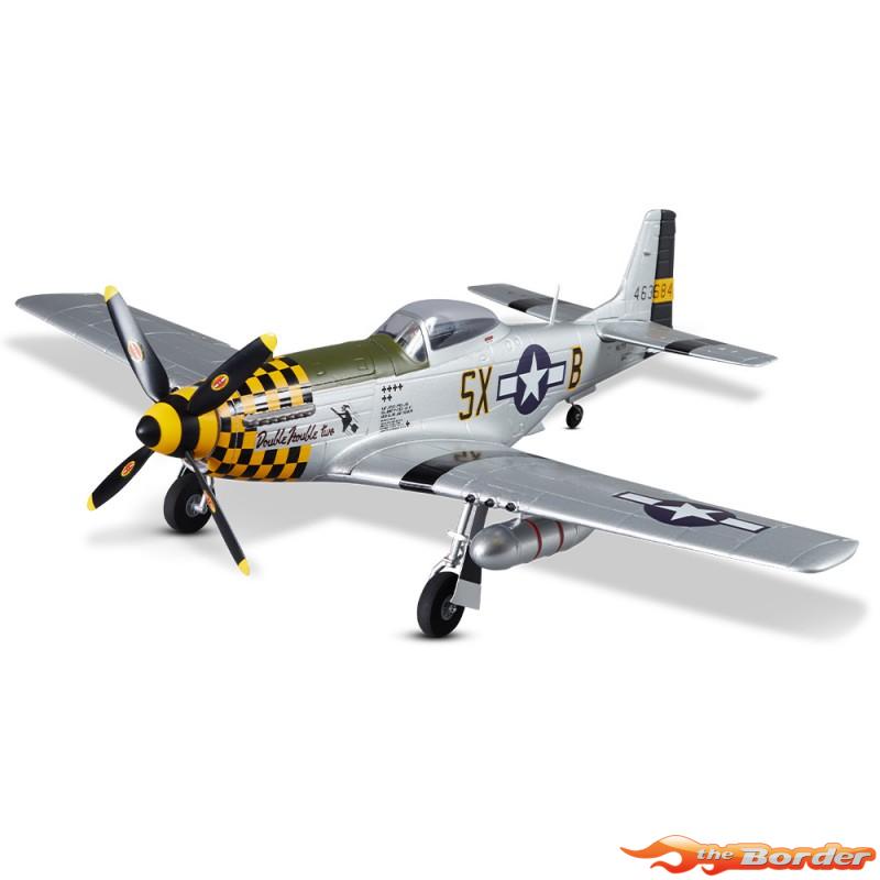 Derbee P-51D Mustang Warbird PNP kit - Yellow 750mm