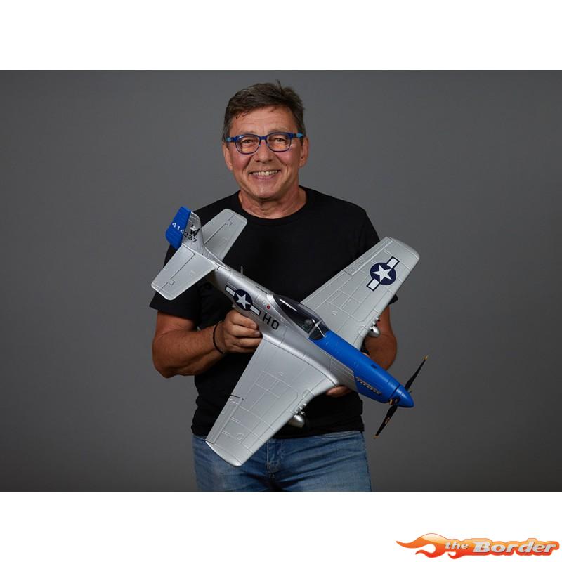 Derbee P-51D Mustang Warbird PNP kit - Blue 750mm - Afbeelding 4