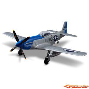 Derbee P-51D Mustang Warbird PNP kit - Blue 750mm