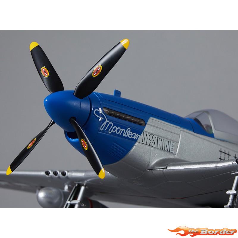 Derbee P-51D Mustang Warbird PNP kit - Blue 750mm - Afbeelding 11