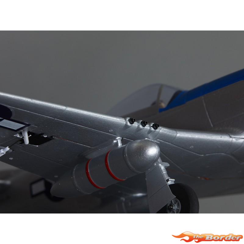 Derbee P-51D Mustang Warbird PNP kit - Blue 750mm - Afbeelding 10