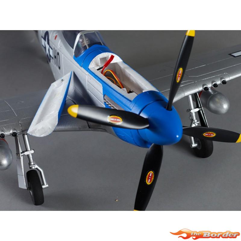 Derbee P-51D Mustang Warbird PNP kit - Blue 750mm - Afbeelding 7