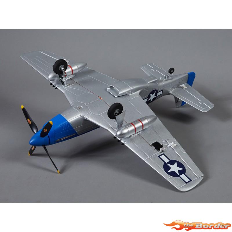 Derbee P-51D Mustang Warbird PNP kit - Blue 750mm - Afbeelding 5