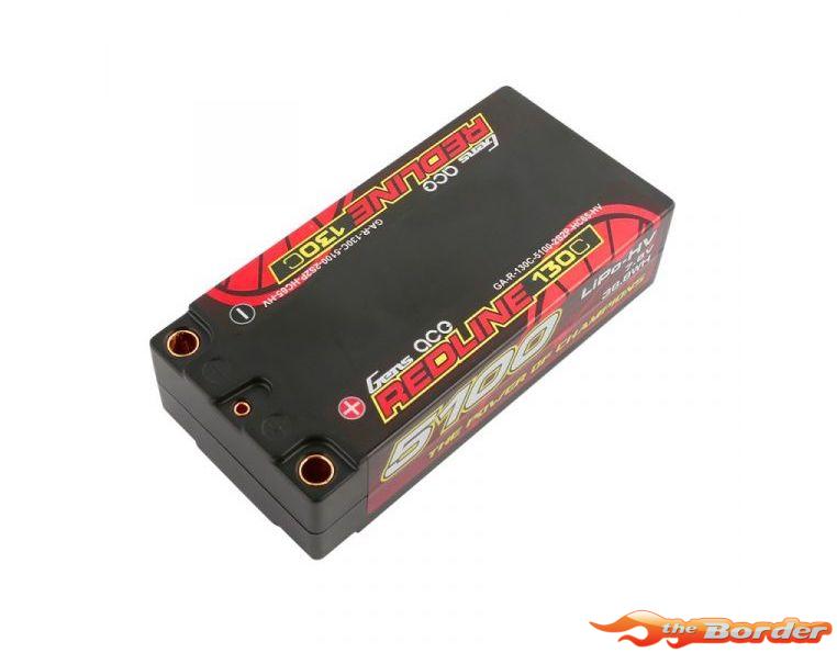 GensAce RedLine Shorty 5100mAh HV 7.6V 2S1P 5mm Bullet 130C