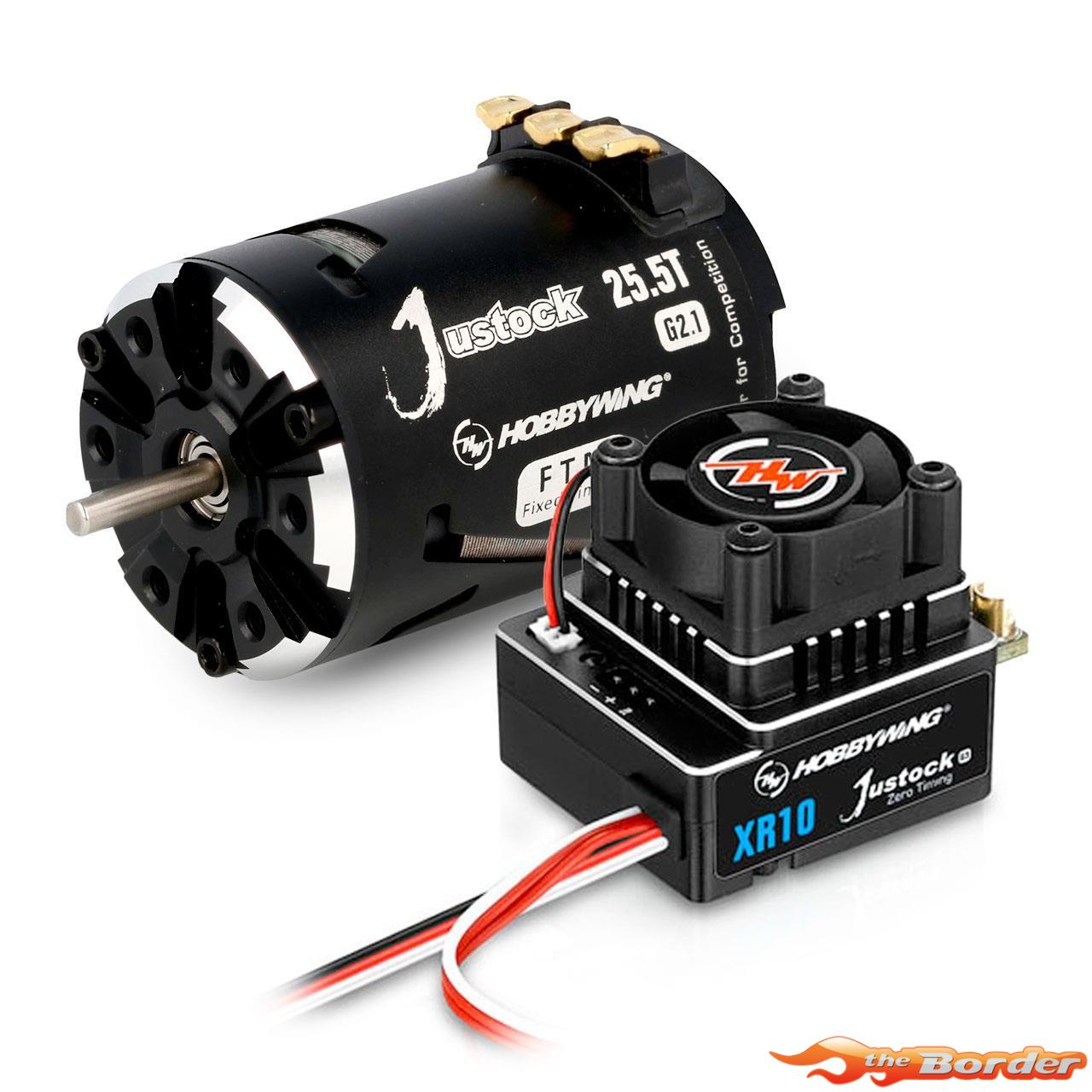 Hobbywing Justock Crawler Combo XR10 JS6 G3 Black 25T 1600kV G2.1 Brushless Motor HW38020323