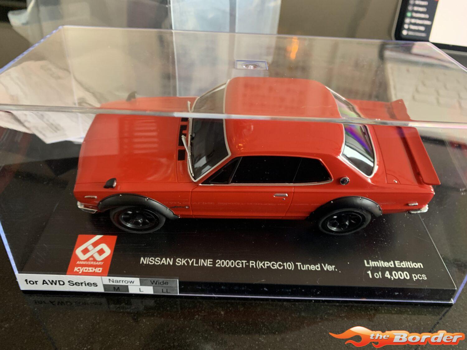 Kyosho Mini-Z Body Set Nissan Skyline 2000 GTR KPCG10 Red 60th Anniv MZP466R60 - Afbeelding 8