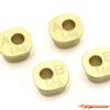 Kyosho Brass Rear Hub Carrier Spacer set Inferno MP10 IFW606B - Afbeelding 2