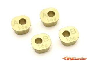 Kyosho Brass Rear Hub Carrier Spacer set Inferno MP10 IFW606B