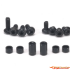 PN Racing Mini-Z Wing Posts Kit 600631 - Afbeelding 2